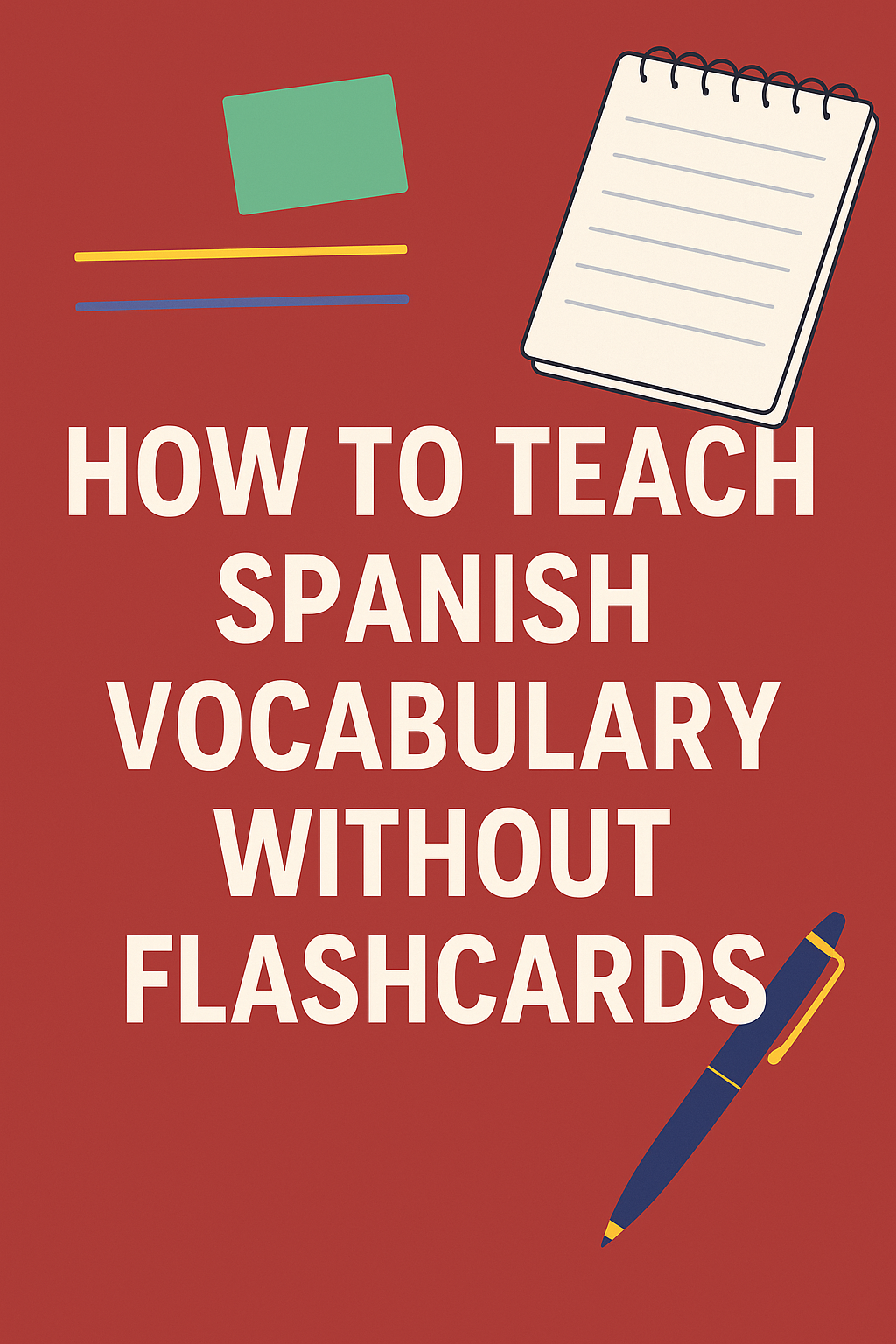 How to Teach Spanish Vocabulary Without Flashcards